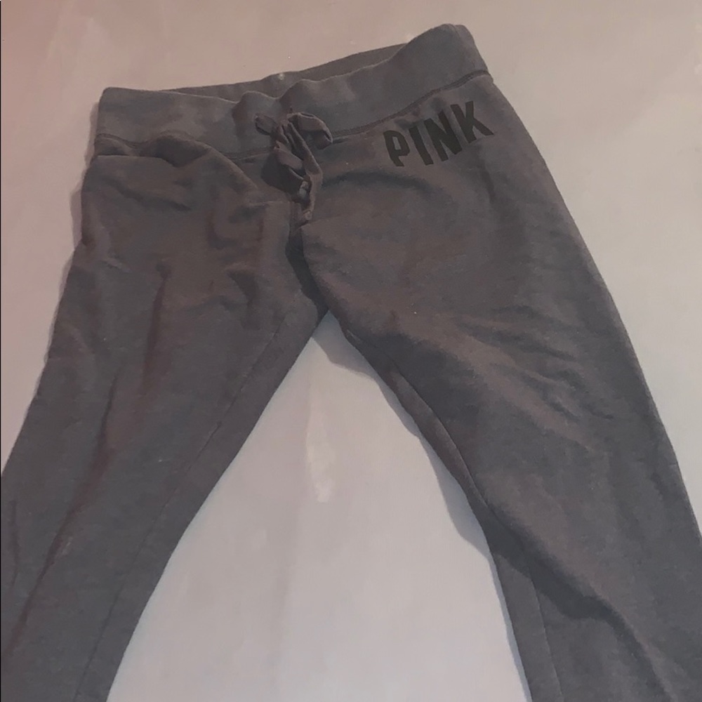 Size small dark grey PINK vs joggers